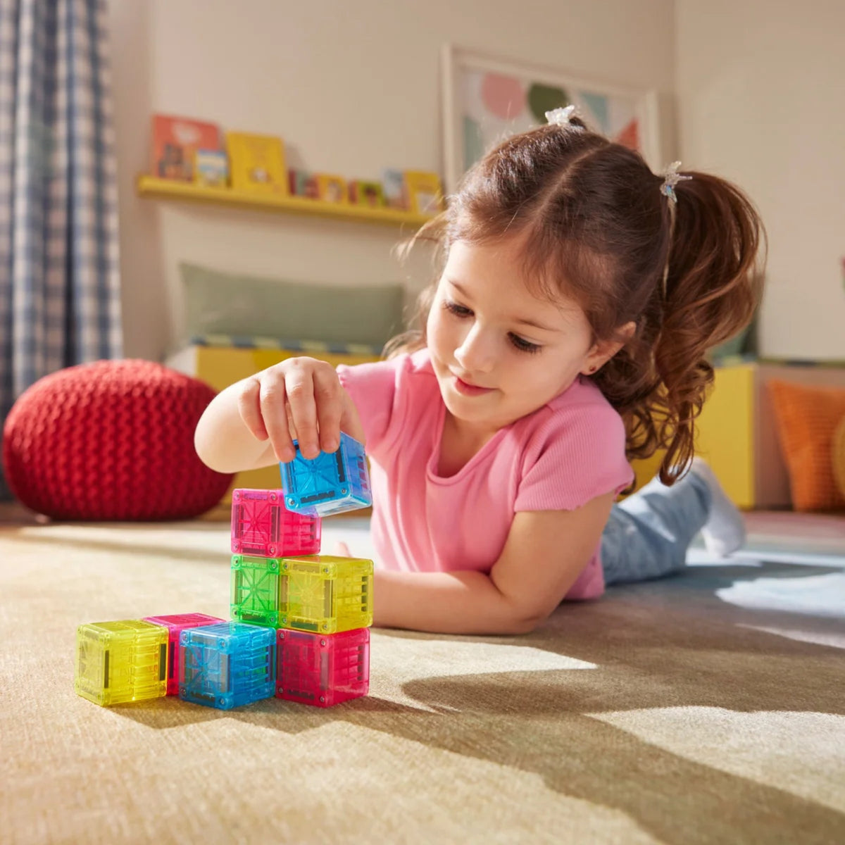Magna-Tiles microMAGS Cubes Set, 9pcs - Pupsik Singapore