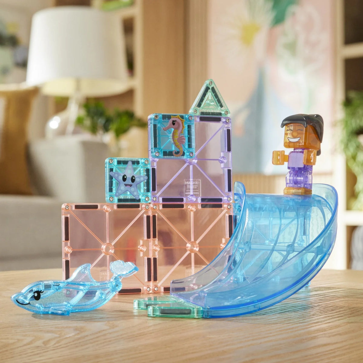 Magna-Tiles Dolphin Bay Set, 13pcs - Pupsik Singapore