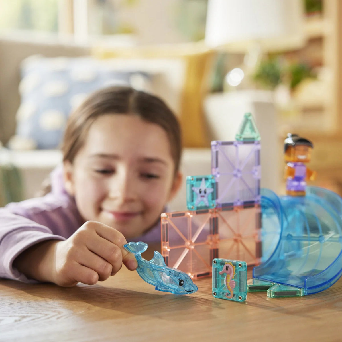 Magna-Tiles Dolphin Bay Set, 13pcs - Pupsik Singapore
