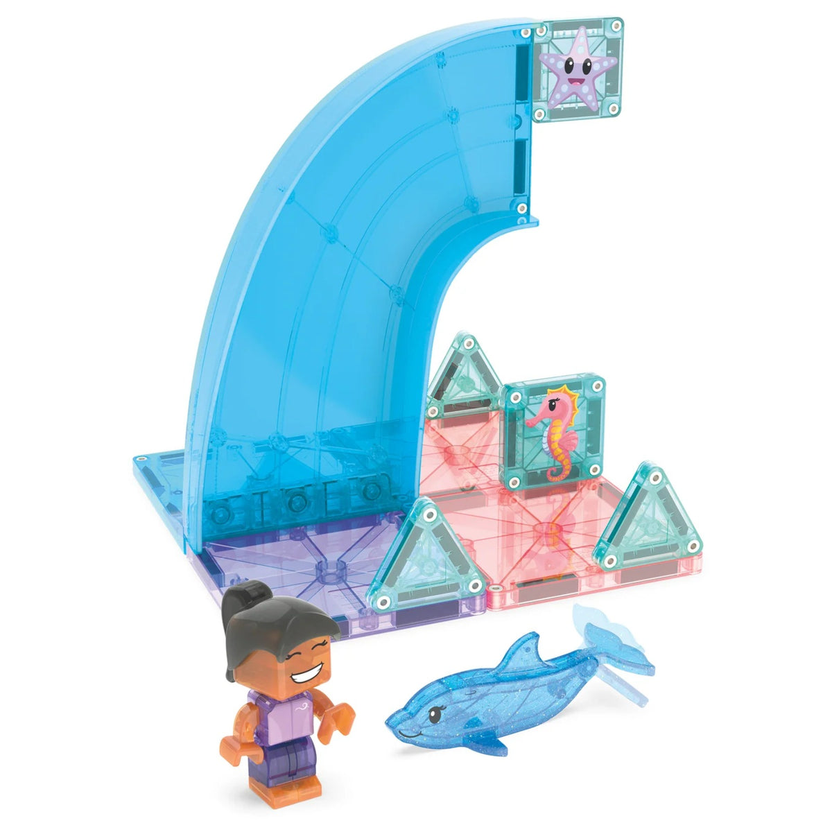 Magna-Tiles Dolphin Bay Set, 13pcs - Pupsik Singapore
