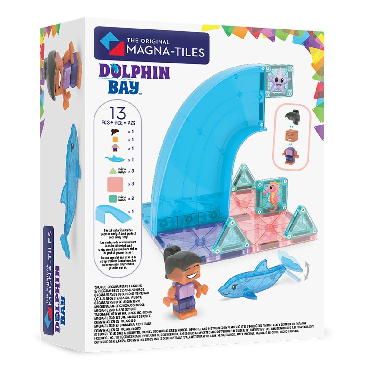 Magna-Tiles Dolphin Bay Set, 13pcs - Pupsik Singapore