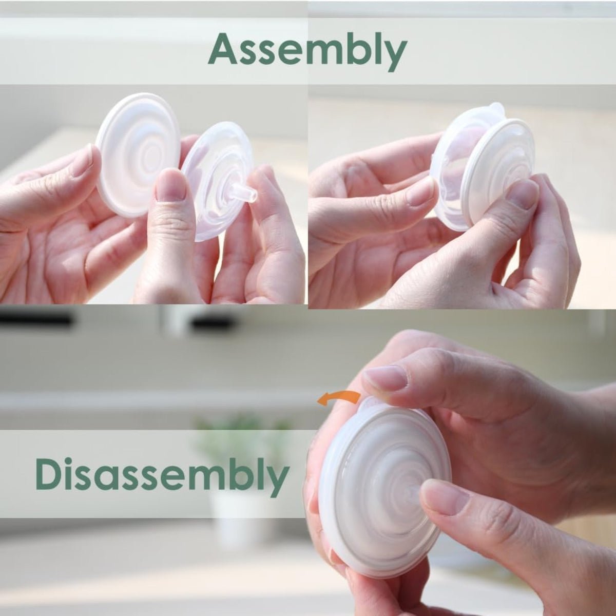 Maymom Pump Parts Set for Spectra with Base Connector, 5-in-1 & 7-in-1 Set (3 Types) | Flange Not Included