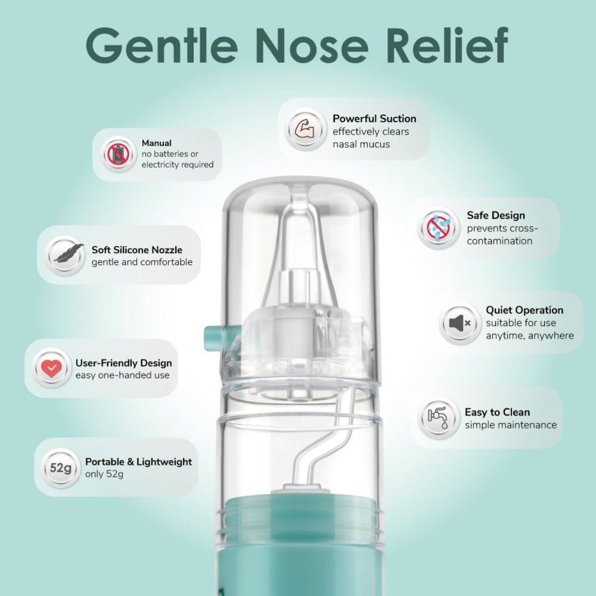 Maymom Manual Baby Nasal Aspirator - Pupsik Singapore