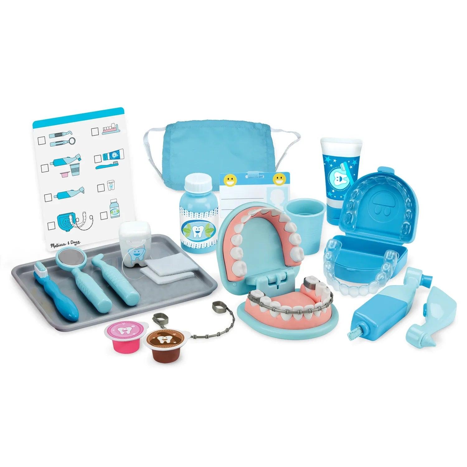 Melissa & Doug Super Smile Dentist Pretend Play Set - Pupsik Singapore