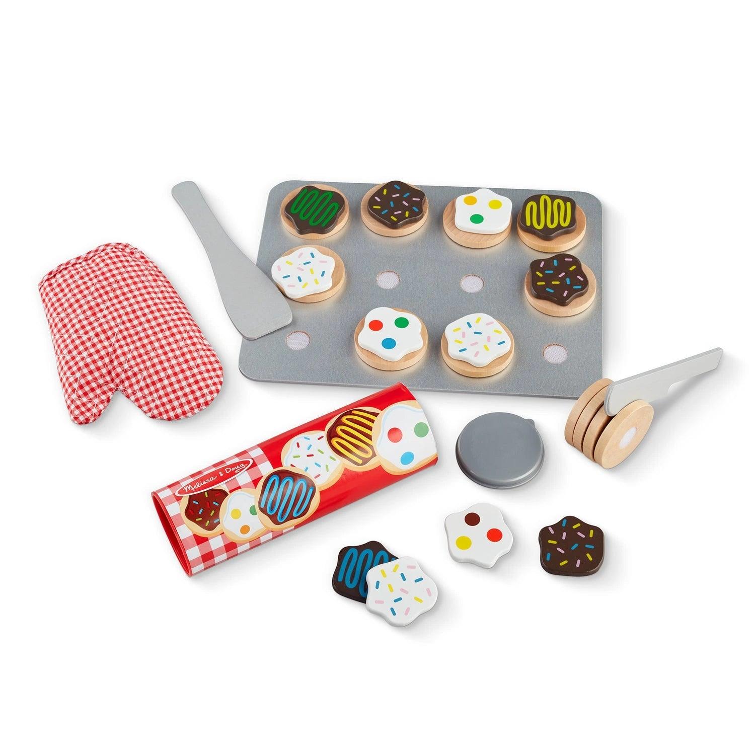 Melissa & Doug Slice & Bake Cookie Set - Wooden Play Food - Pupsik Singapore