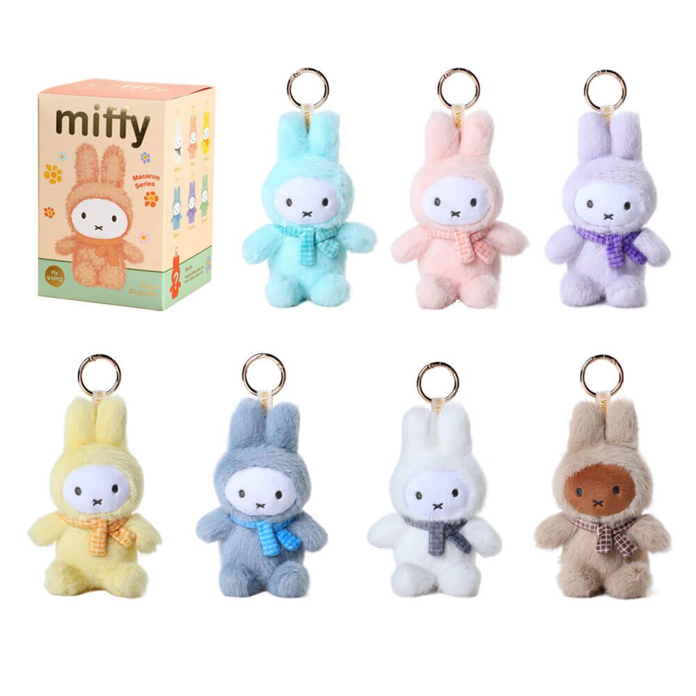Miffy x VIPO Plush Keychain Blind Box, 1pk (Macaron Series)
