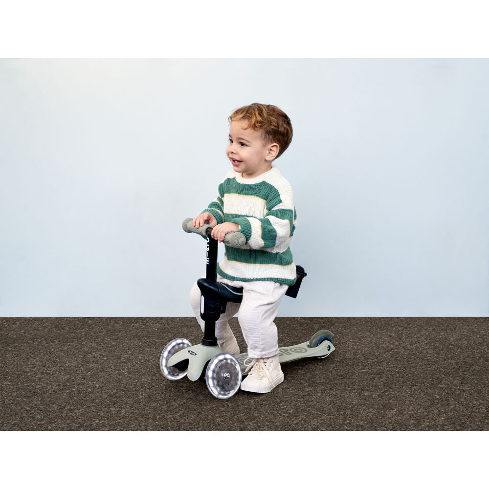 Micro Mini Deluxe Rock & Go LED Rocking Scooter (4 Colors)