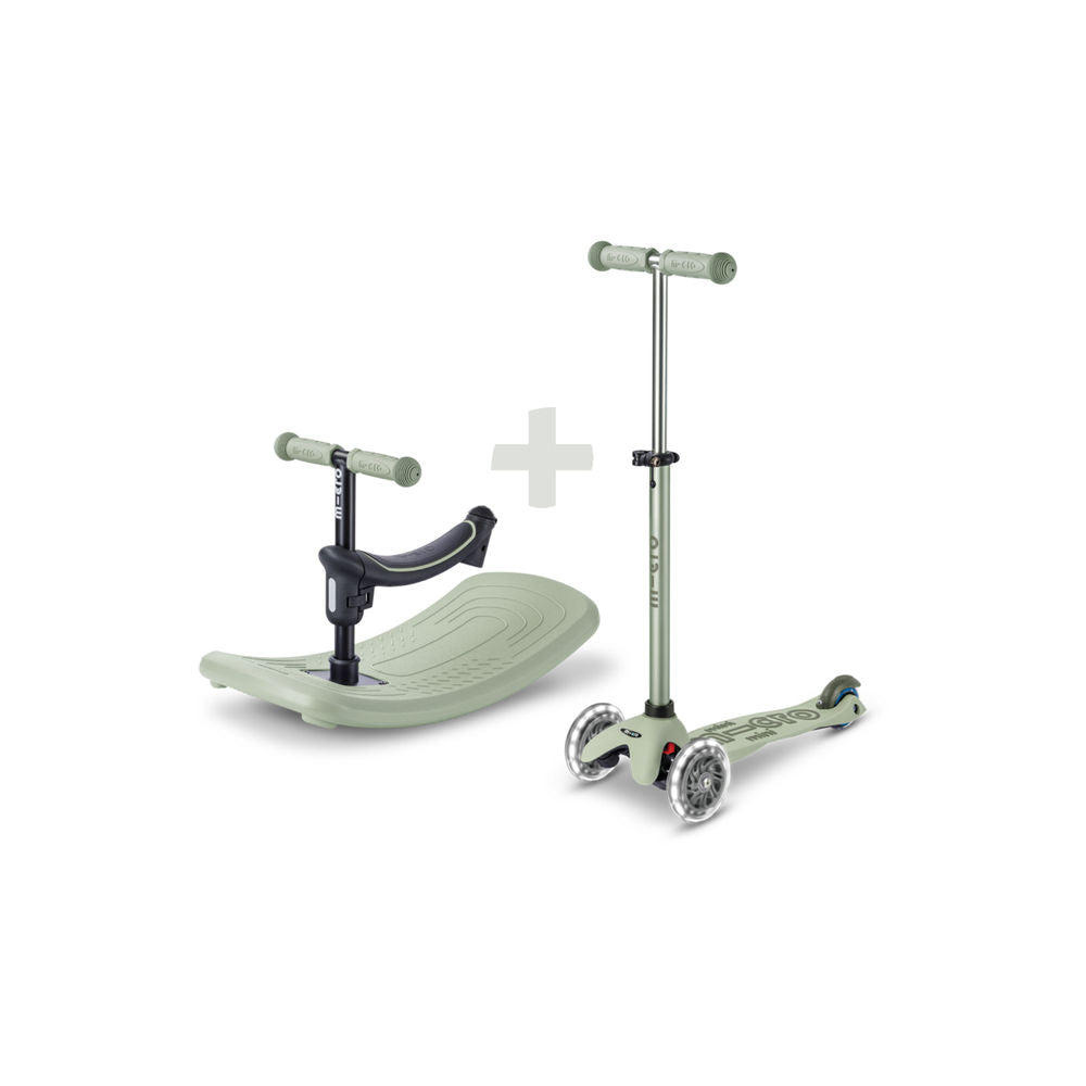 Micro Mini Deluxe Rock & Go LED Rocking Scooter (4 Colors)