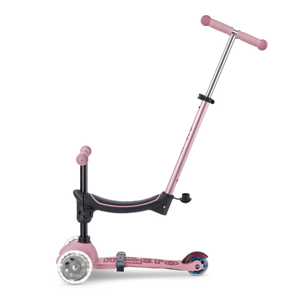 Micro Mini Deluxe Rock & Go LED Rocking Scooter (4 Colors)