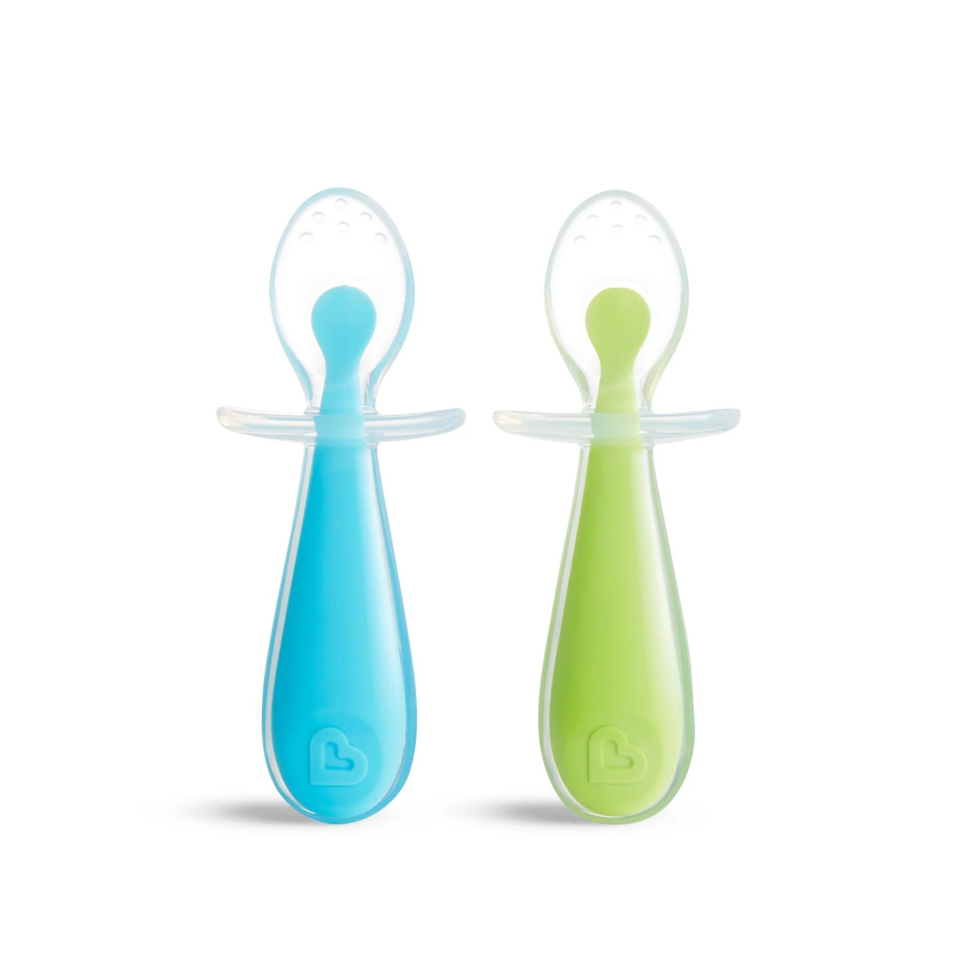 Munchkin Gentle Scoop Silicone Training Spoons, 2pk (2 Colors)