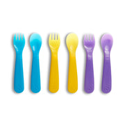 Munchkin ColorReveal Colour Changing Toddler Forks & Spoons, 6pk