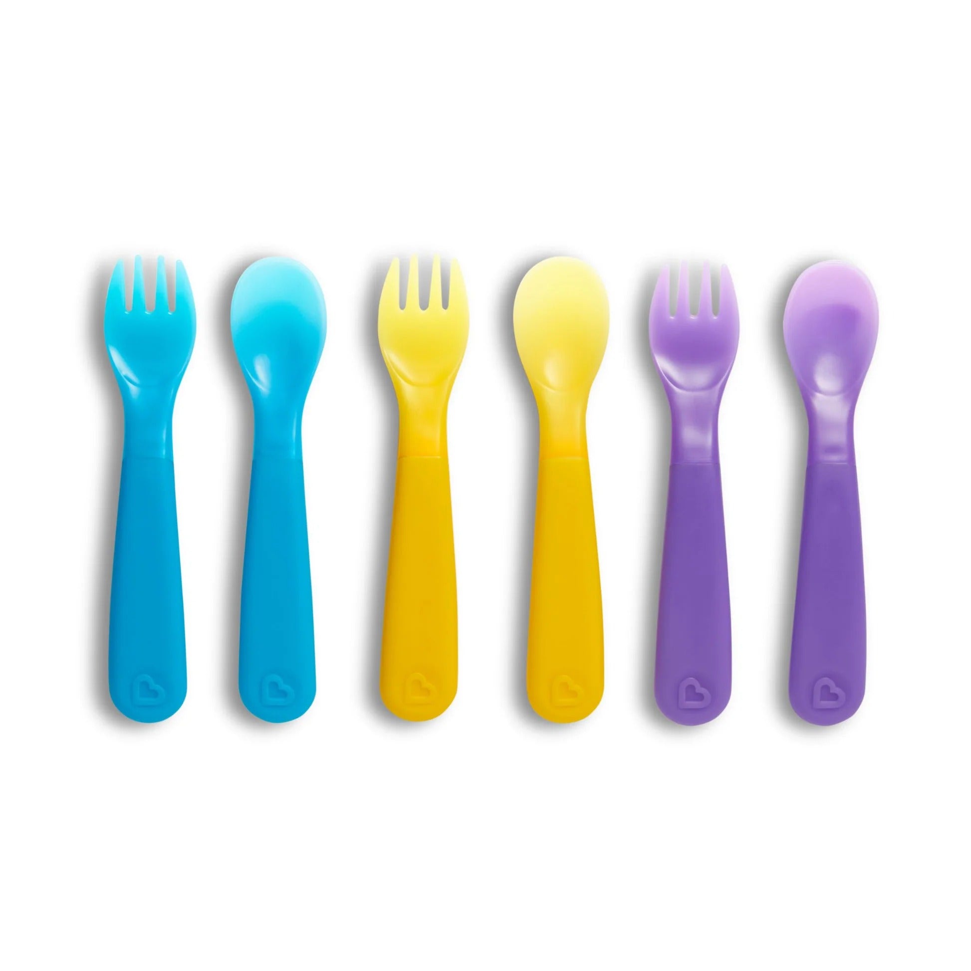 Munchkin ColorReveal Colour Changing Toddler Forks & Spoons, 6pk