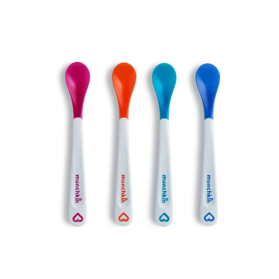 Munchkin White Hot Infant Spoons, 4pk