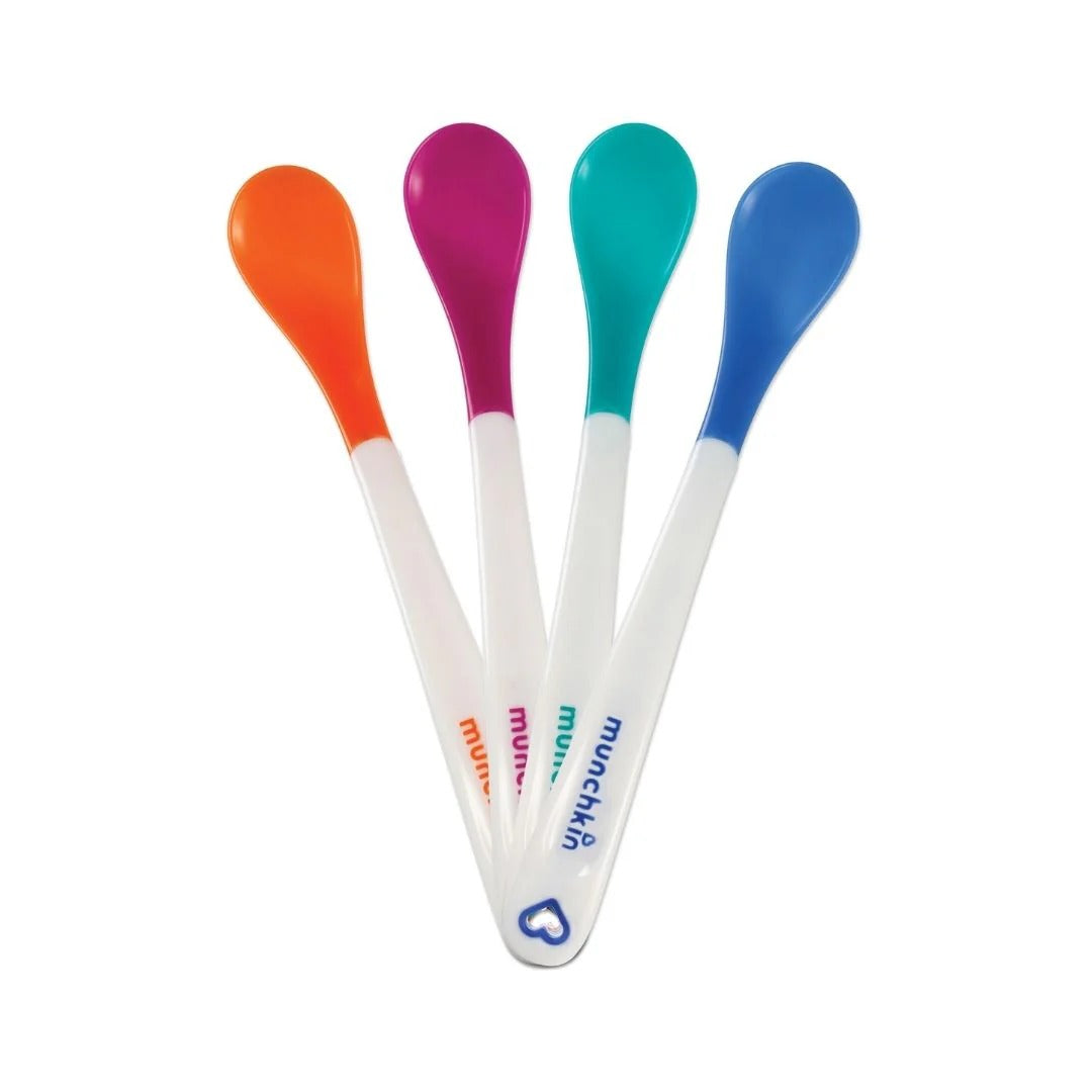 Munchkin White Hot Infant Spoons, 4pk