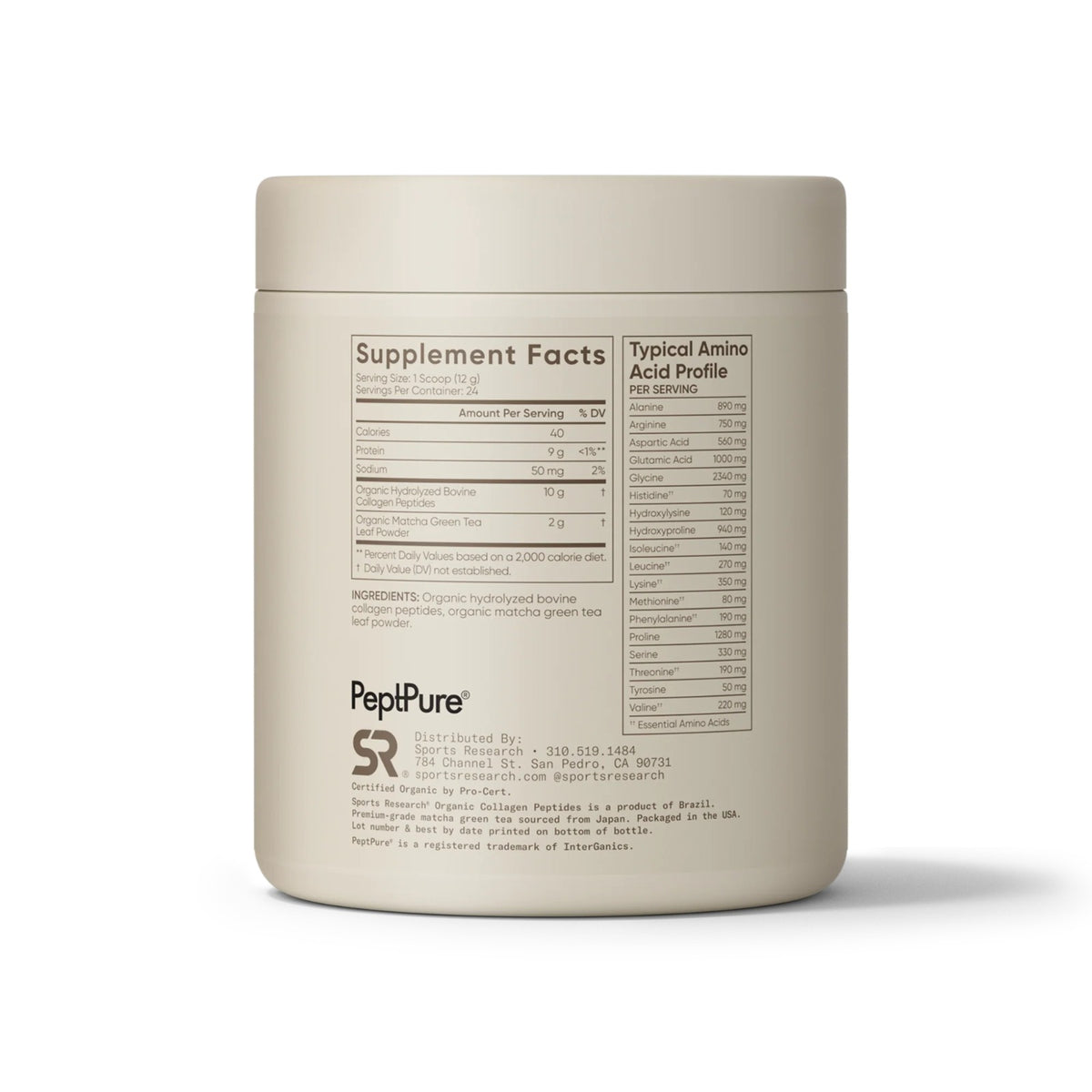 Sports Research Collagen Peptides (5 Types)