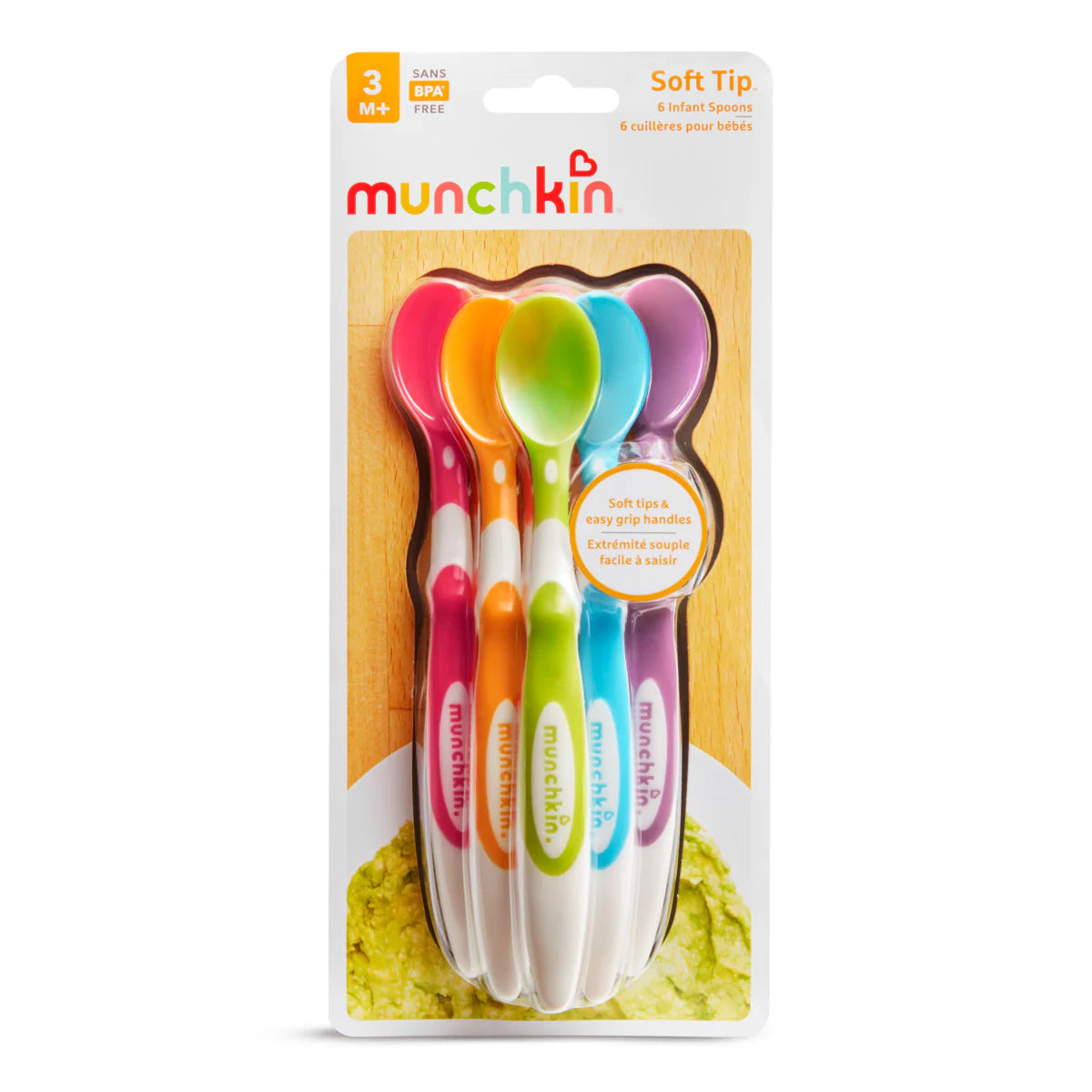 Munchkin Soft Tip Infant Spoons, 6pk