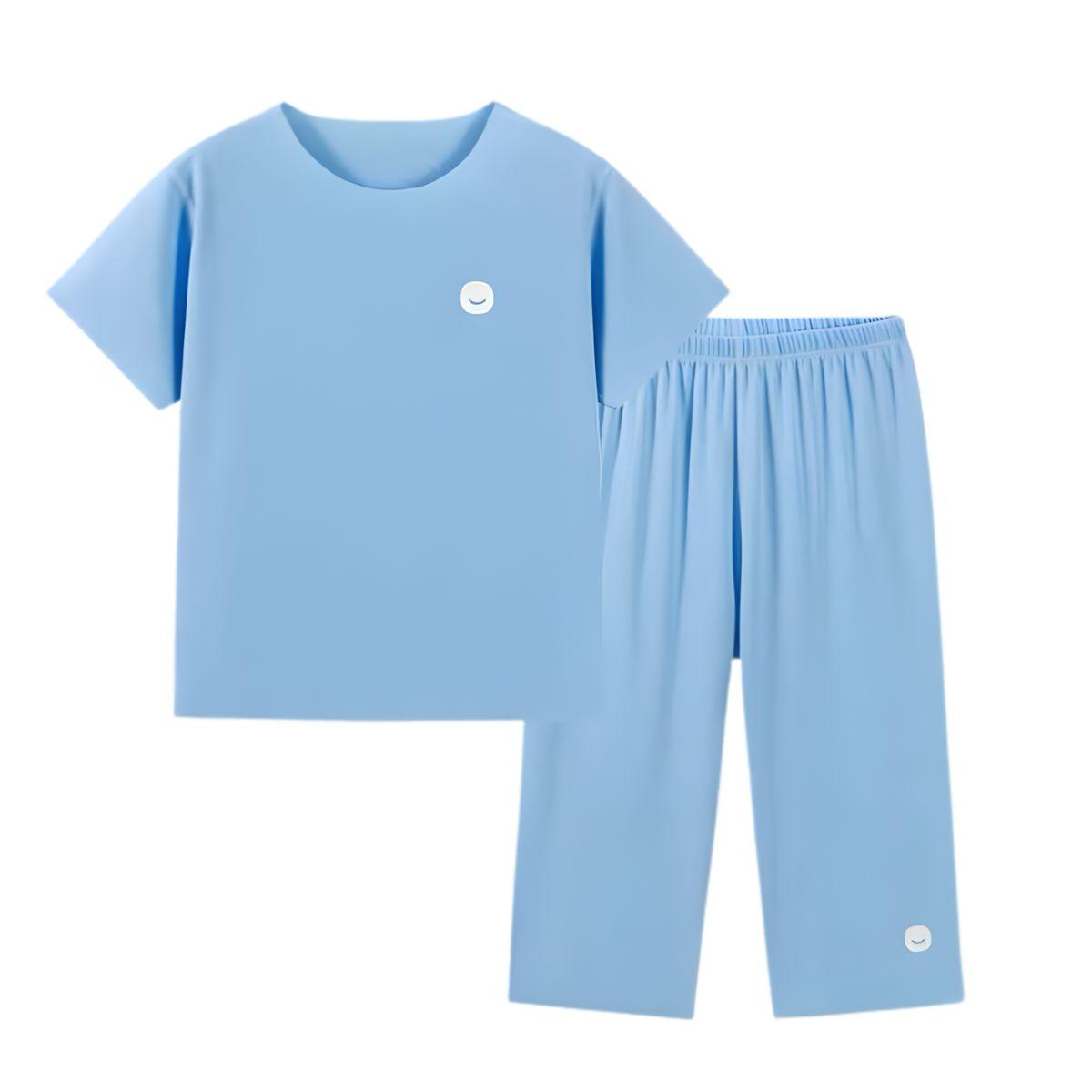 MPJ Kids TENCEL™ Cooling Pyjamas Set - Short Sleeve & Pants (2 Colors) | 9Y+ - Pupsik Singapore