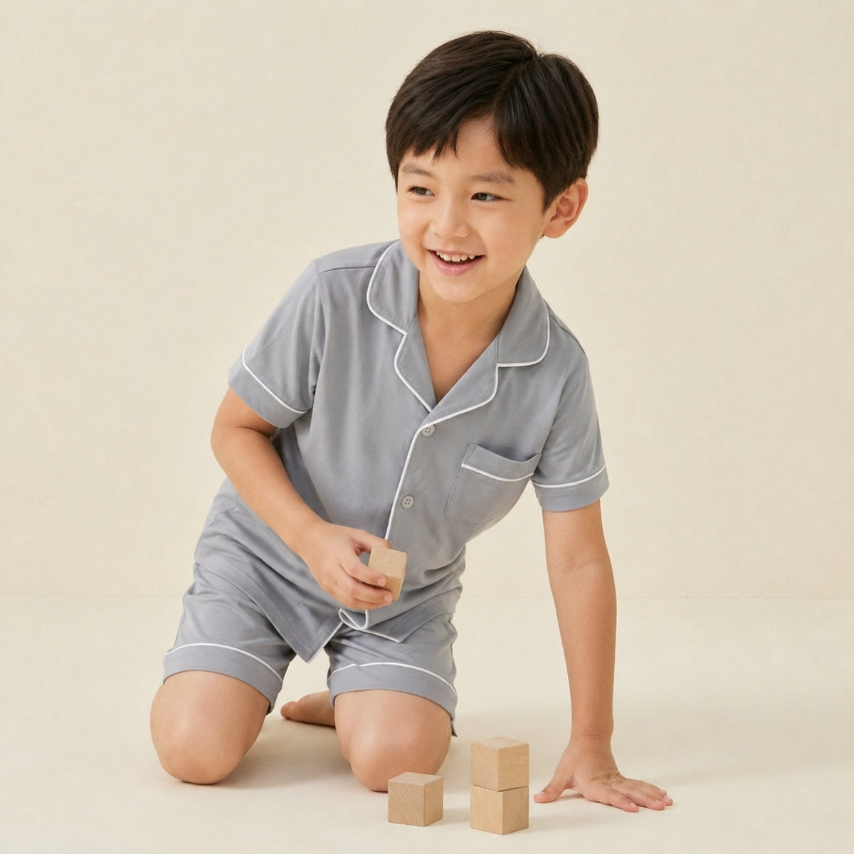 MPJ Kids Alaise Bamboo Pyjamas Short Set - 7 Colours (6 Sizes) | 5 to 14 Years