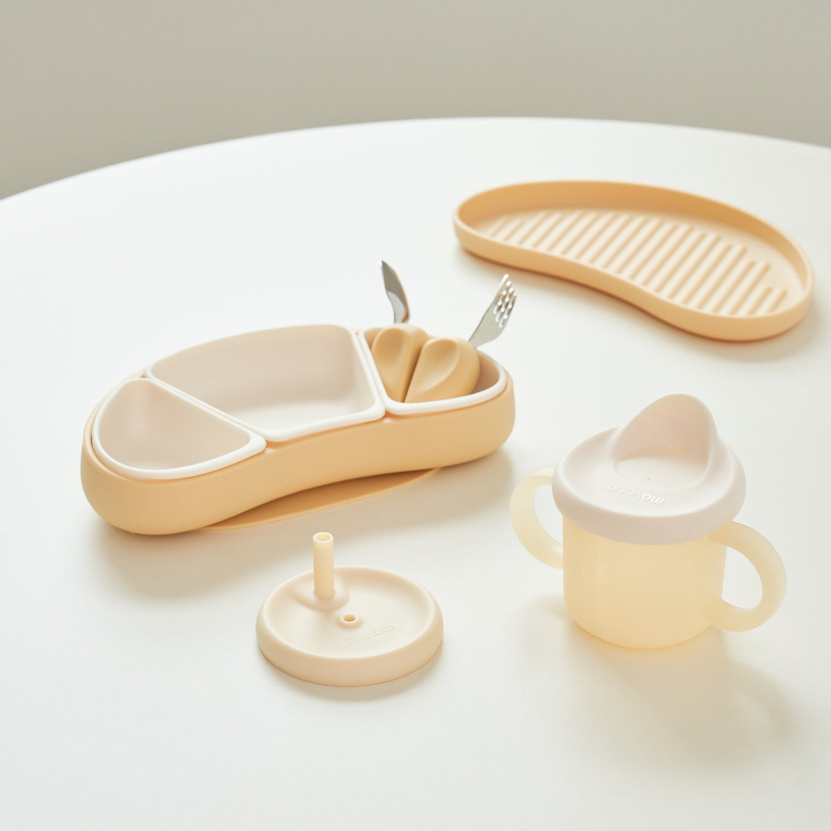 Moyuum All-Silicone Dual Handle Baby Cup (3 Colors)