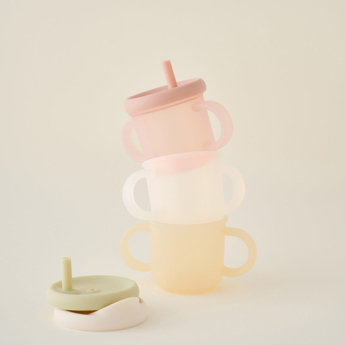 Moyuum All-Silicone Dual Handle Baby Cup (3 Colors)
