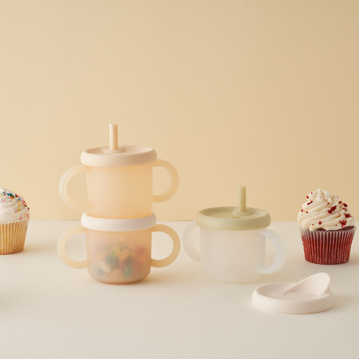 Moyuum All-Silicone Dual Handle Baby Cup (3 Colors)