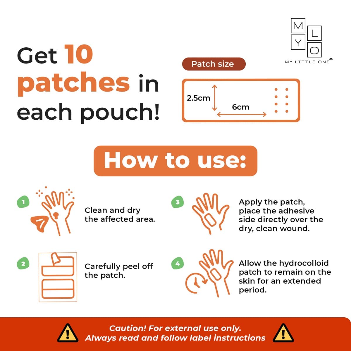 MyLO ScratchGuard Relief Patch, 10pcs (Exp 06/27)