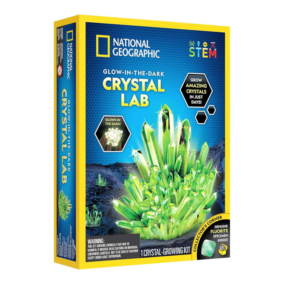 National Geographic Glow-in-the-Dark Crystal Lab Kit - Pupsik Singapore
