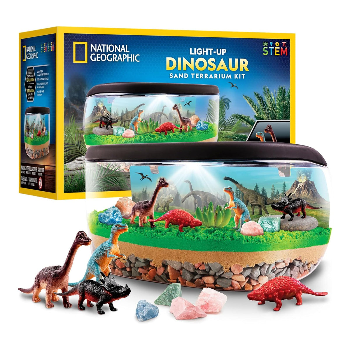 National Geographic Light-Up Dinosaur Sand Terrarium Kit - Pupsik Singapore