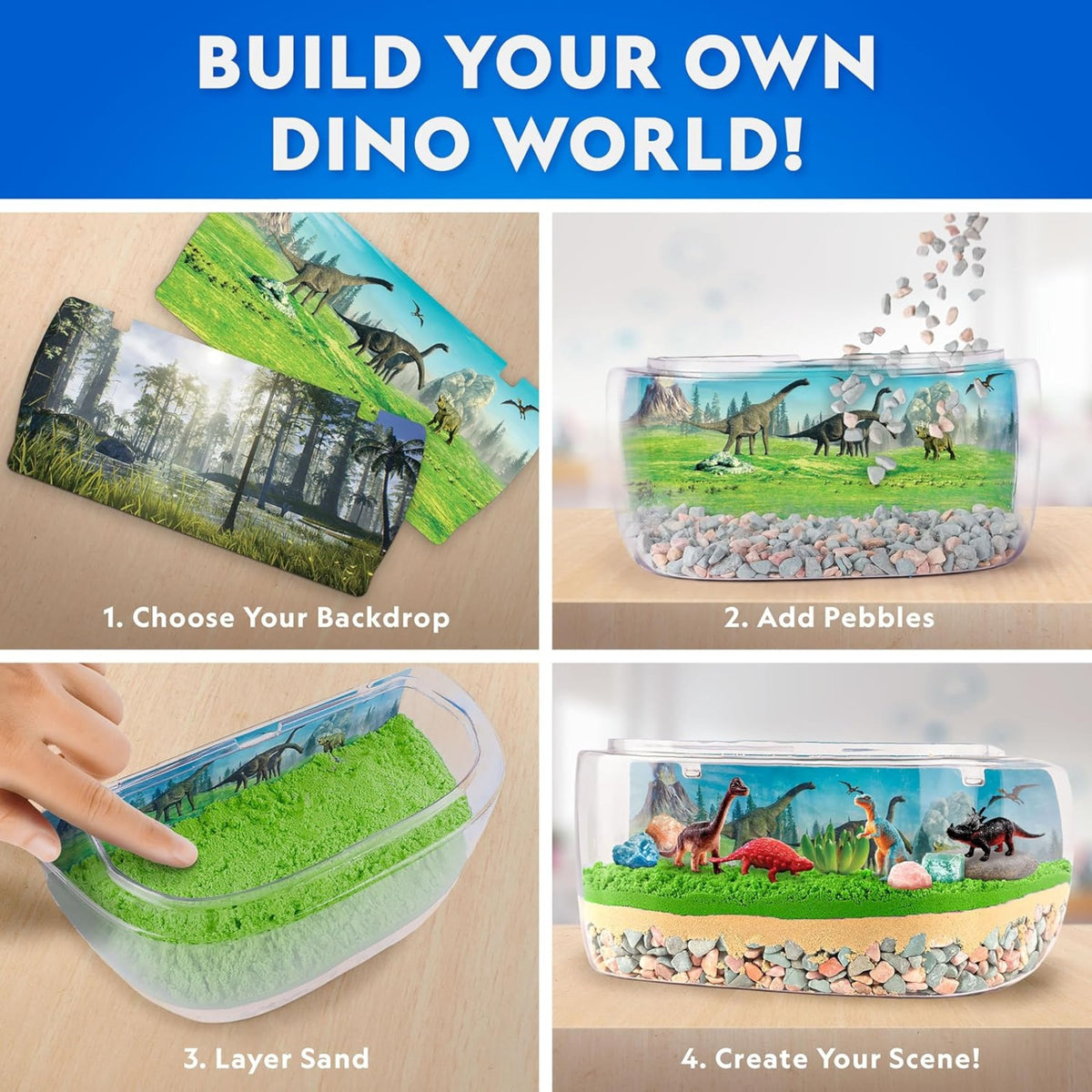 National Geographic Light-Up Dinosaur Sand Terrarium Kit - Pupsik Singapore