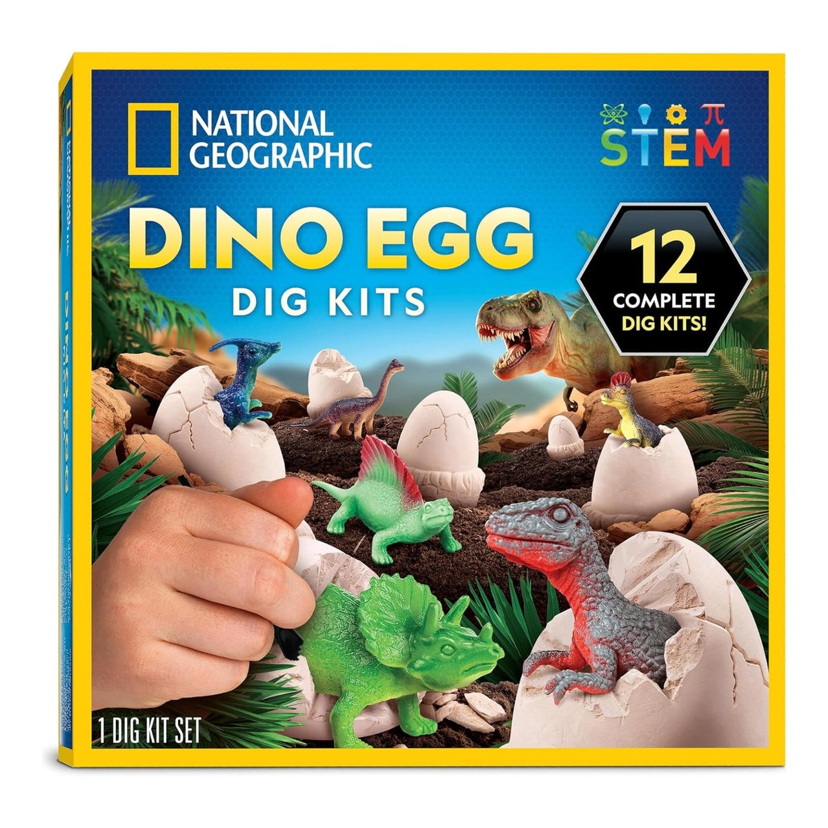National Geographic 12 Dinosaur Egg Dig Kit - Pupsik Singapore
