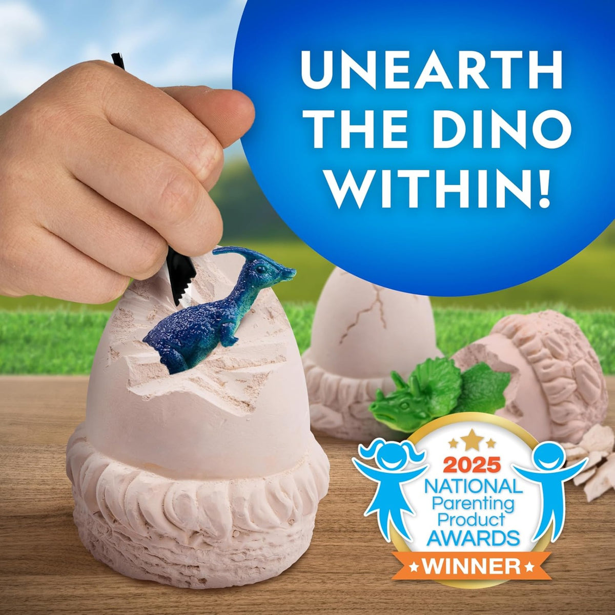 National Geographic 12 Dinosaur Egg Dig Kit - Pupsik Singapore