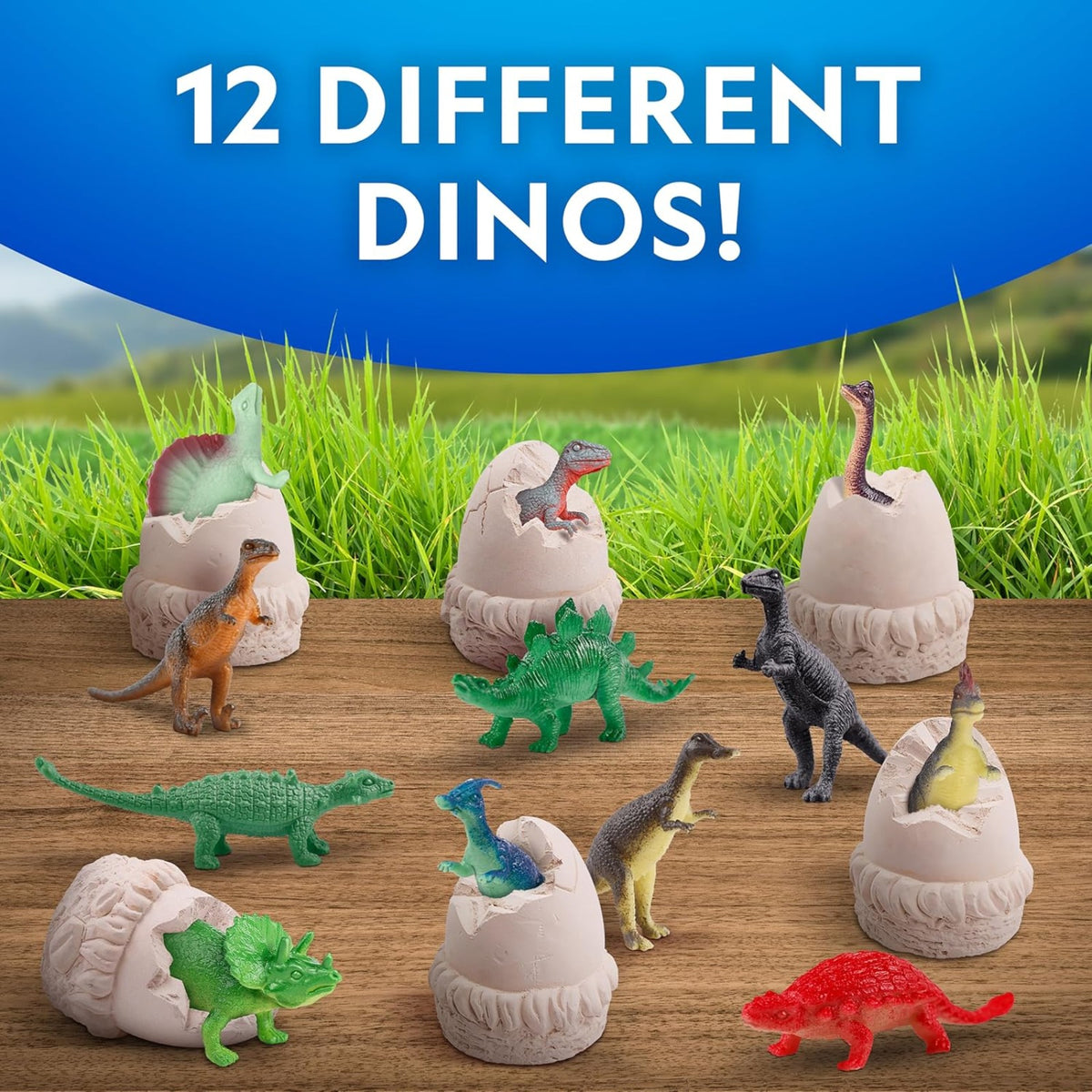 National Geographic 12 Dinosaur Egg Dig Kit - Pupsik Singapore