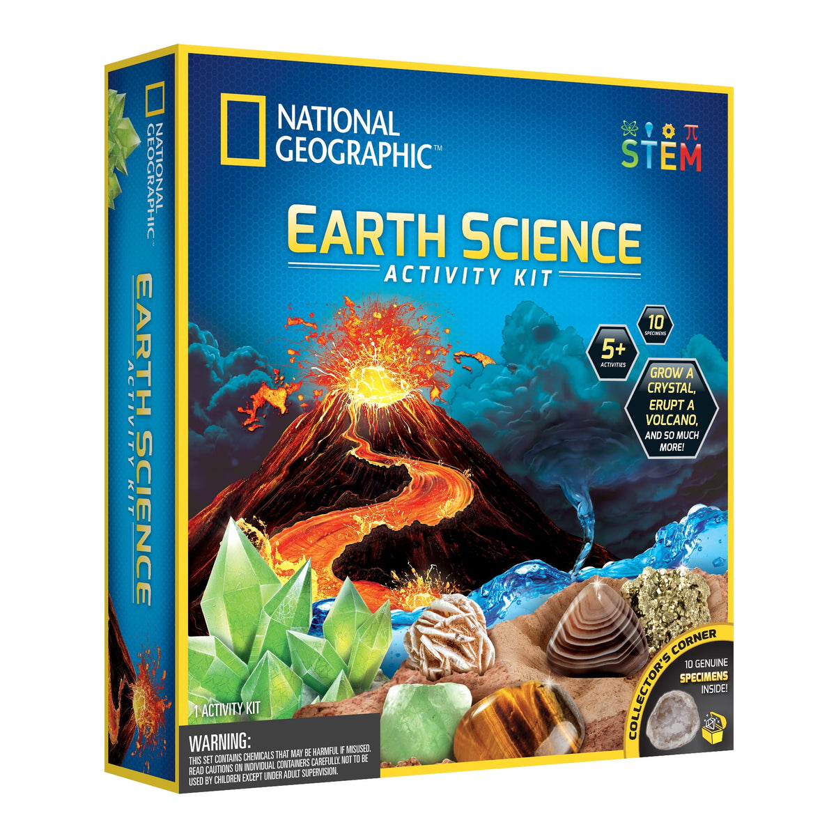 National Geographic Earth Science Activity Kit front packaging