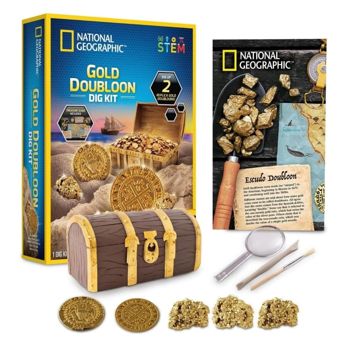 National Geographic Gold Doubloon Dig Kit - Pupsik Singapore