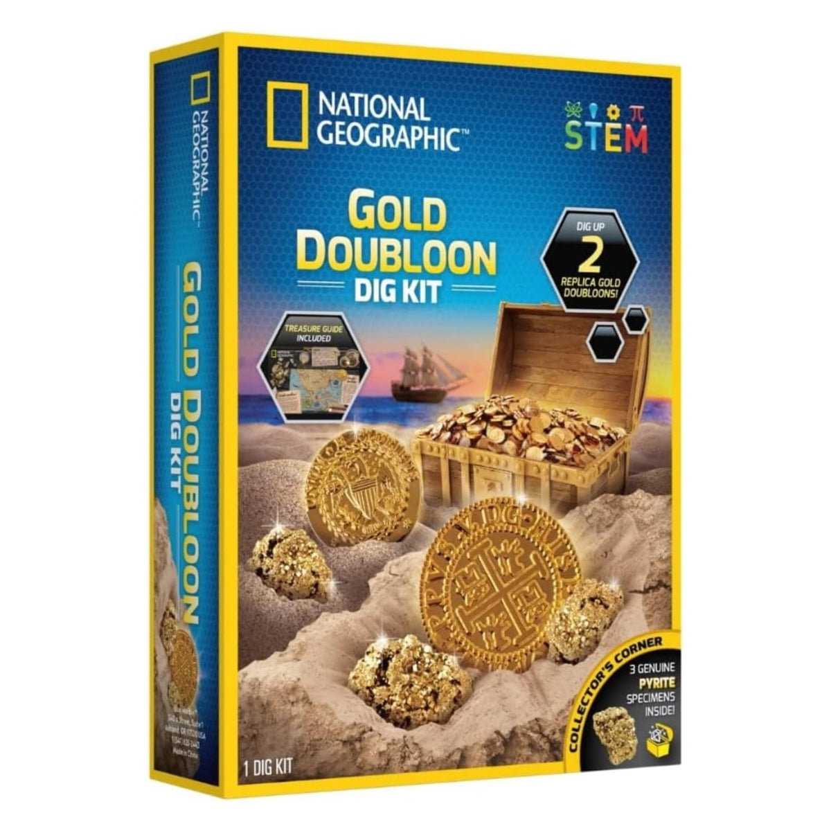 National Geographic Gold Doubloon Dig Kit - Pupsik Singapore