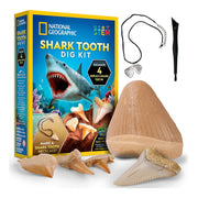 National Geographic Great White Shark Tooth Dig Kit - Pupsik Singapore
