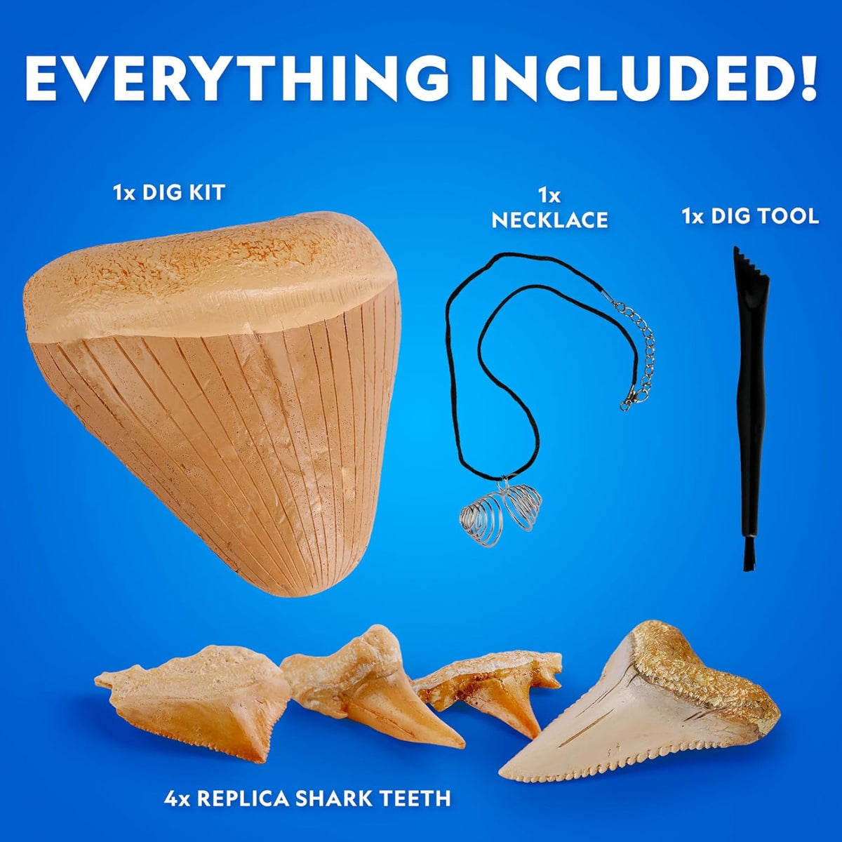National Geographic Great White Shark Tooth Dig Kit - Pupsik Singapore