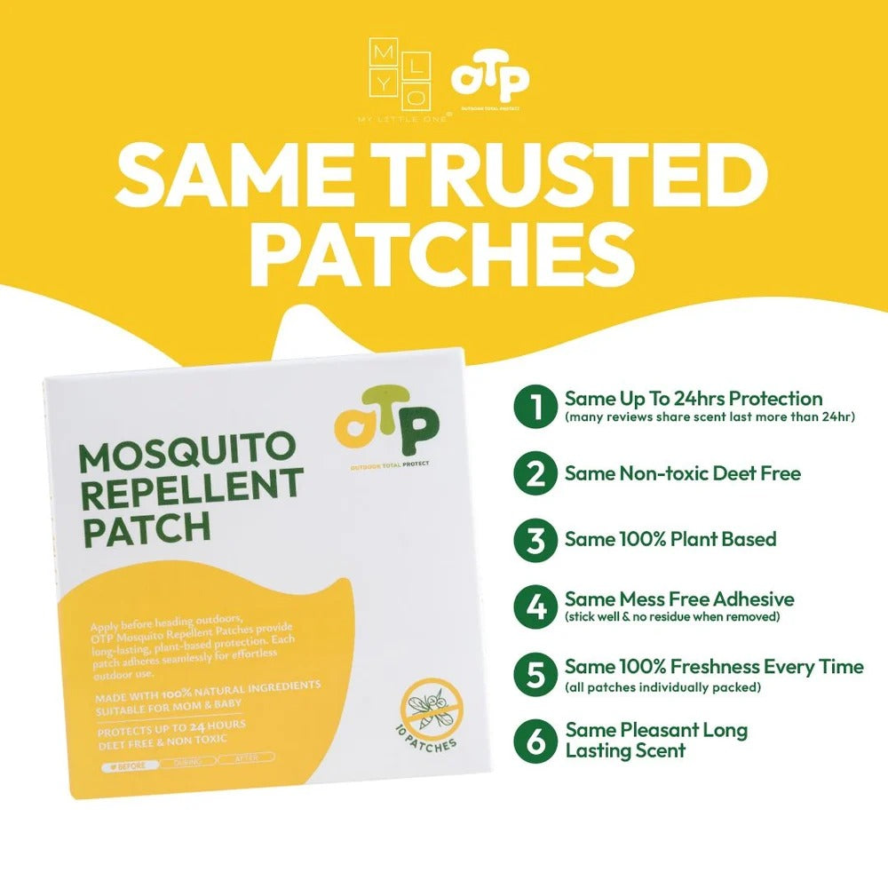MyLO OTP Mosquito Repellent Patch, 10pcs (Exp 05/29)
