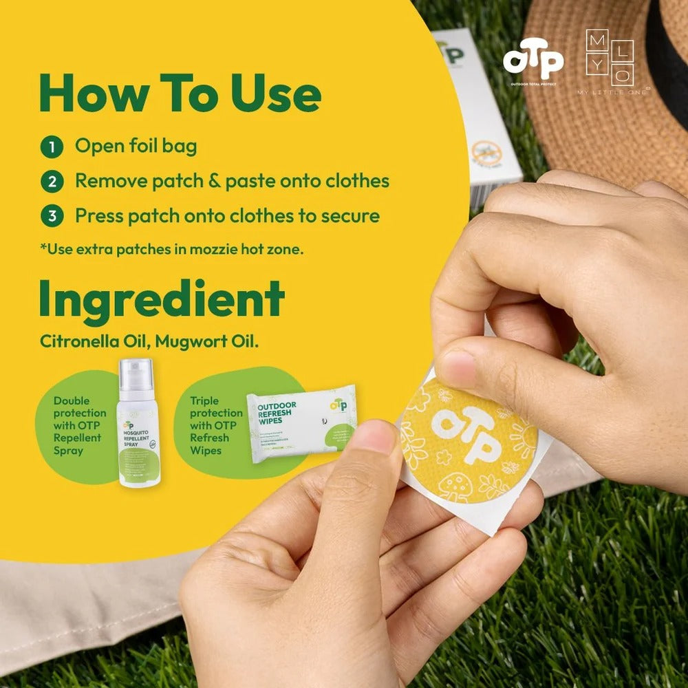 MyLO OTP Mosquito Repellent Patch, 10pcs (Exp 05/29)