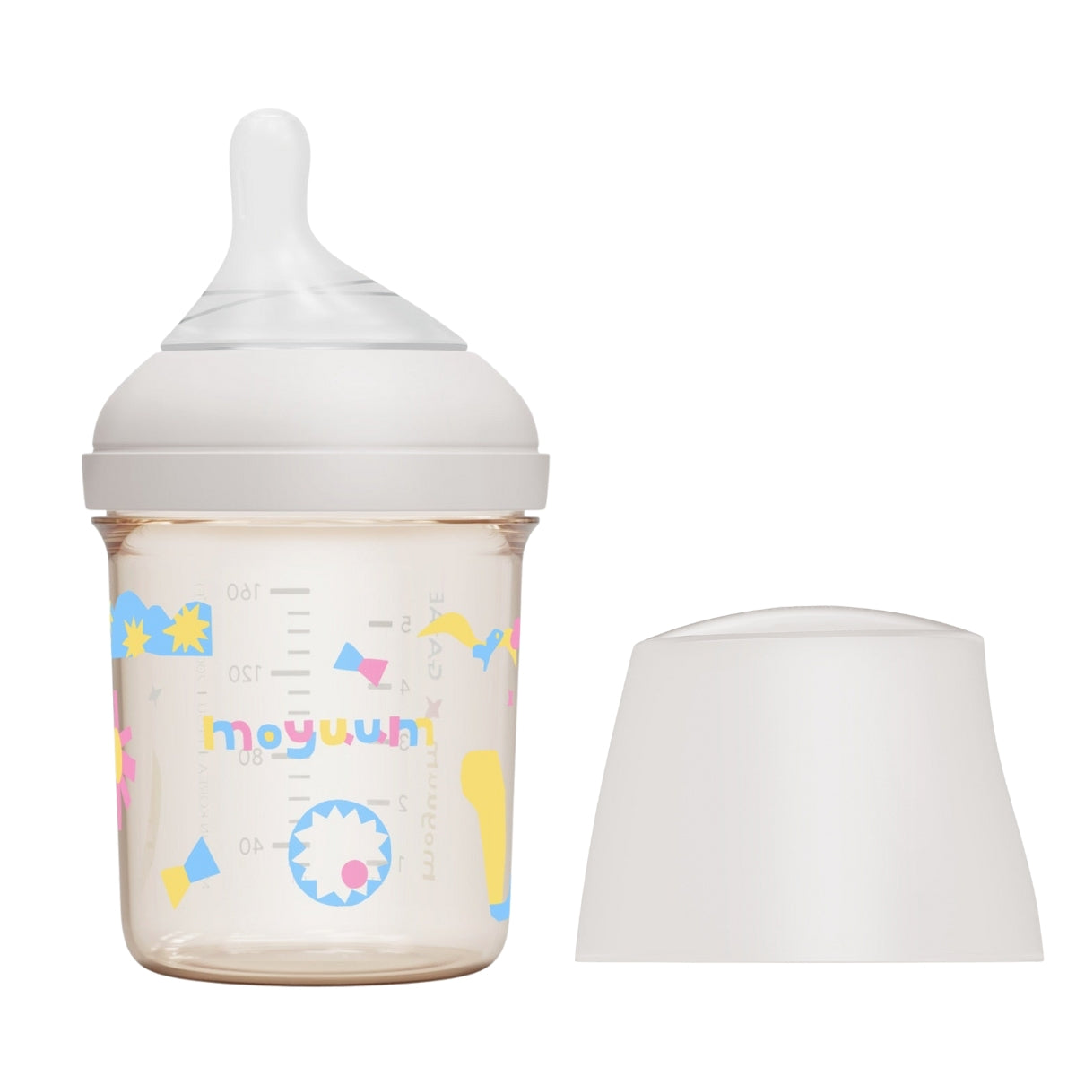 Moyuum mov.aa PPSU Wide Neck Baby Bottle, 160/250ml (3 Colors)