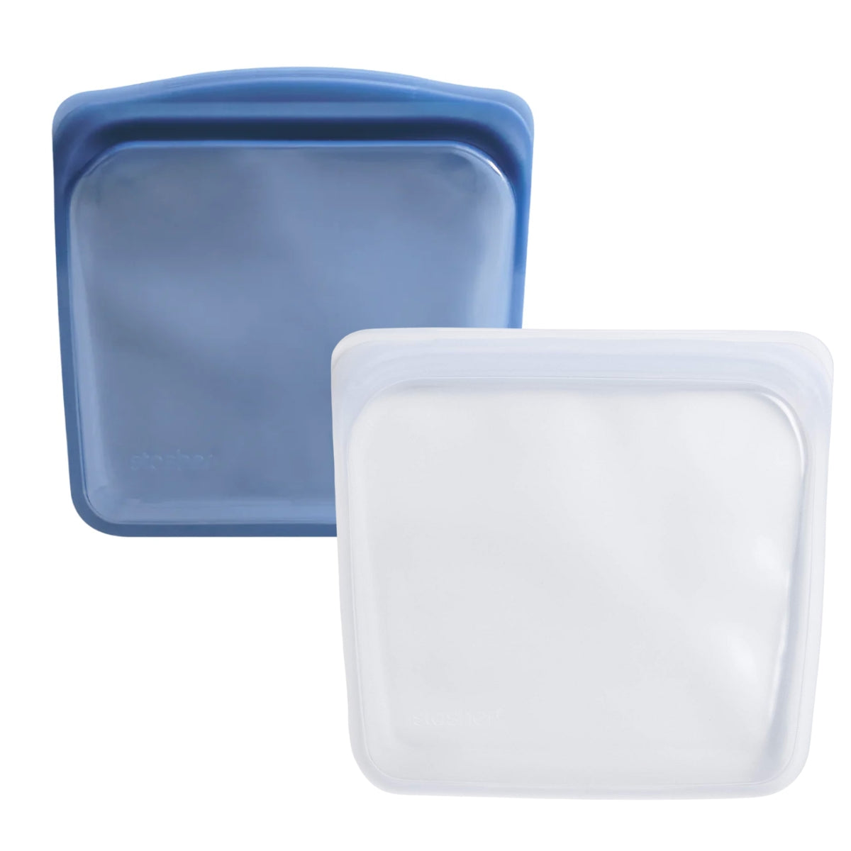 Stasher Reusable Silicone Sandwich Bag 2pk Bundle (2 Colors)