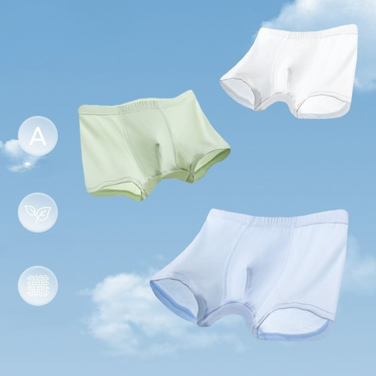 MPJ Ultra-Soft Boy's Boxer Briefs, 3pk (6 Sizes)