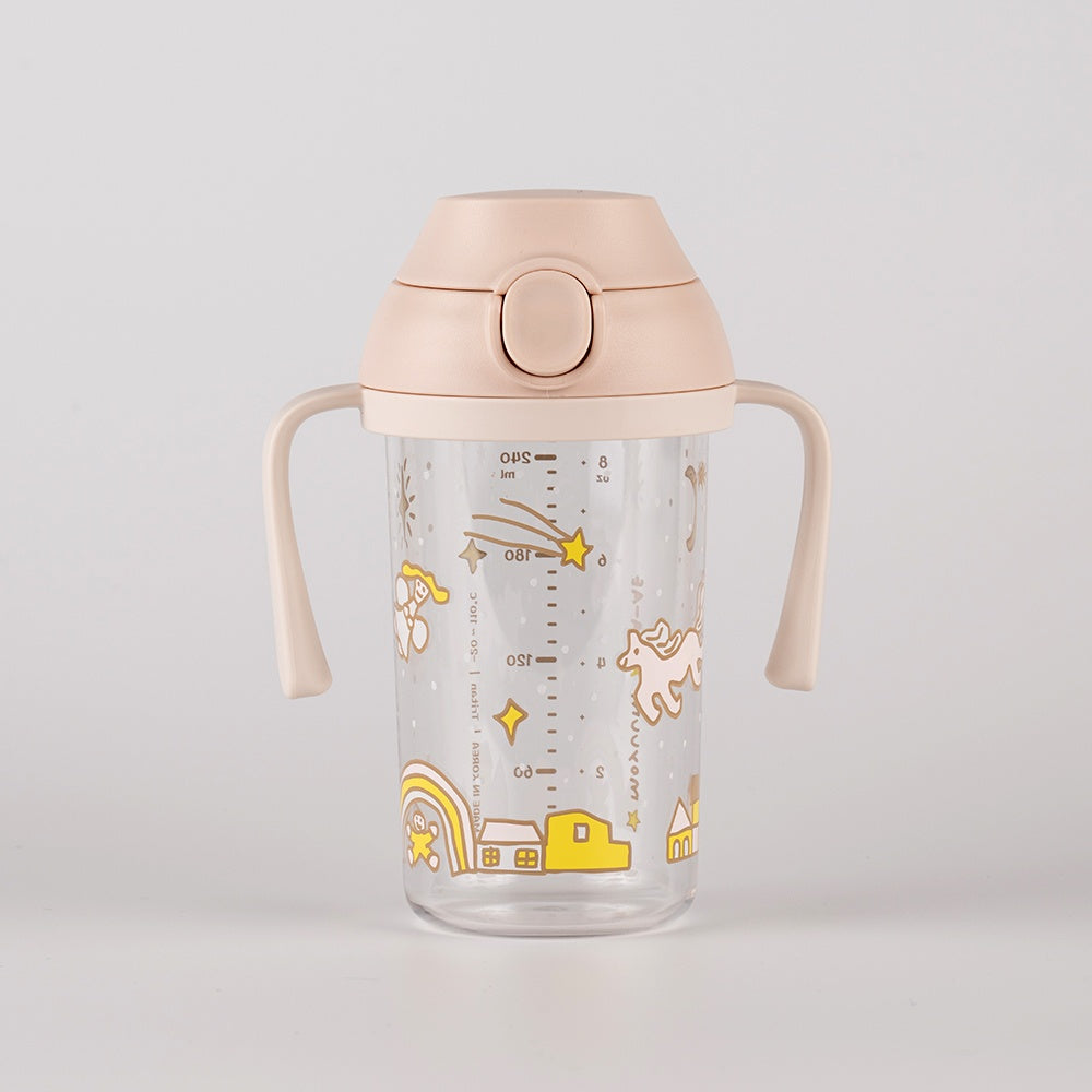 Moyuum mov.aa One Touch Tritan Straw Cup, 250ml - Dear Pony - Pupsik Singapore