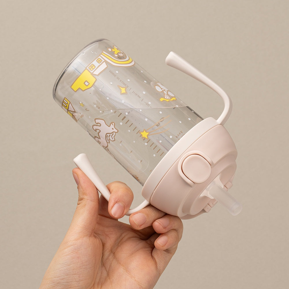 Moyuum mov.aa One Touch Tritan Straw Cup, 250ml - Dear Pony - Pupsik Singapore