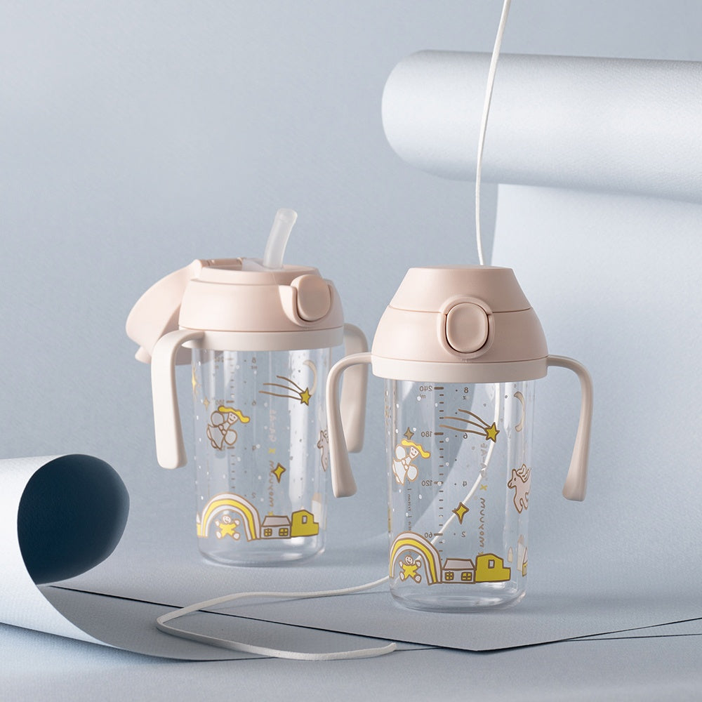 Moyuum mov.aa One Touch Tritan Straw Cup, 250ml - Dear Pony - Pupsik Singapore