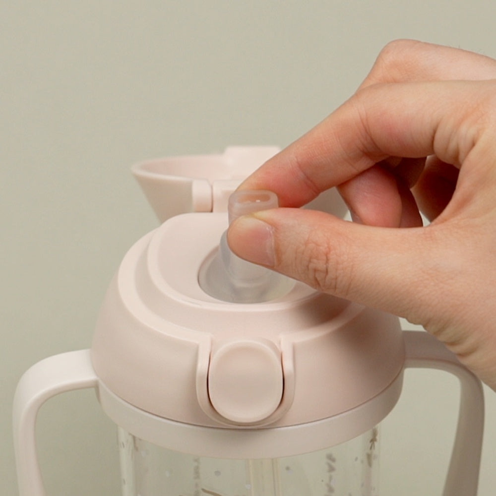 Moyuum mov.aa One Touch Tritan Straw Cup, 250ml - Dear Pony - Pupsik Singapore