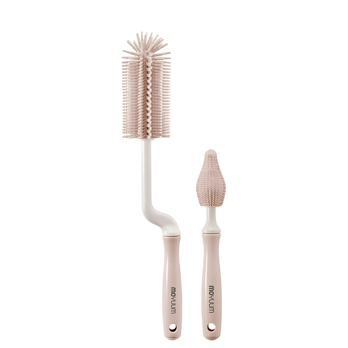 Moyuum Baby Bottle Silicone Brush Set, 2pk (3 Colours)
