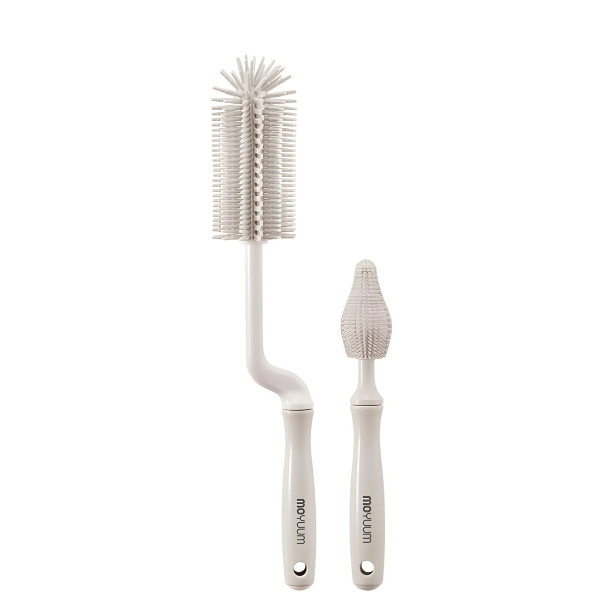 Moyuum Baby Bottle Silicone Brush Set, 2pk (3 Colours)