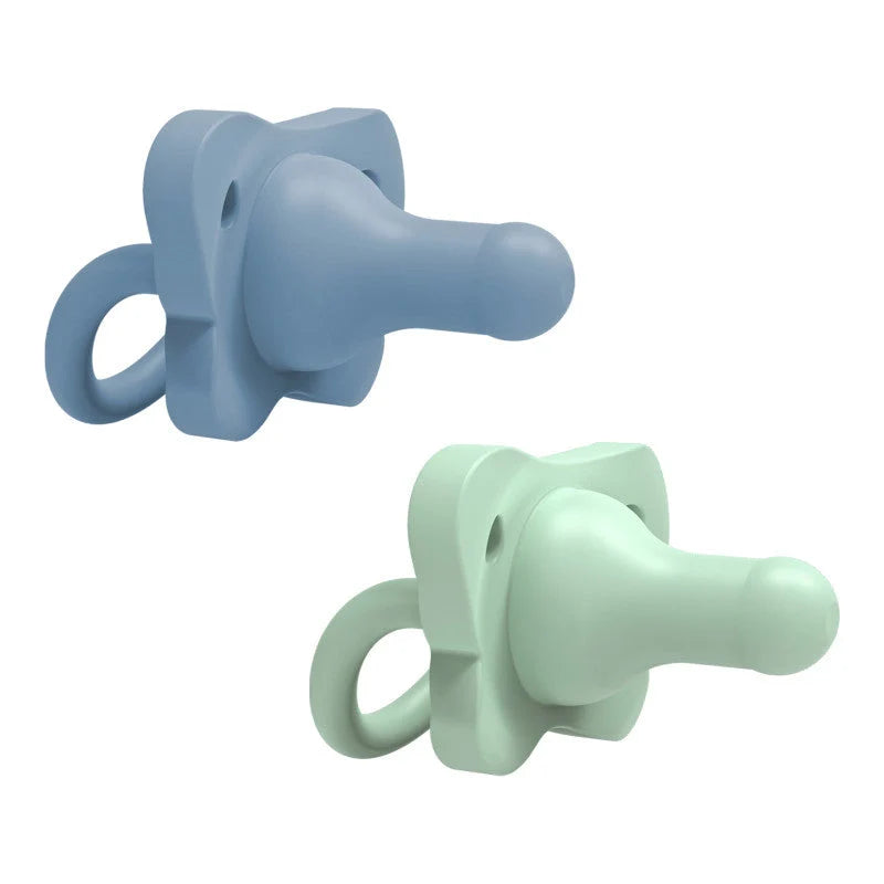 Dr. Brown's HappyPaci Silicone One-Piece Soother, 2pk (0-6m) - 2 Colors