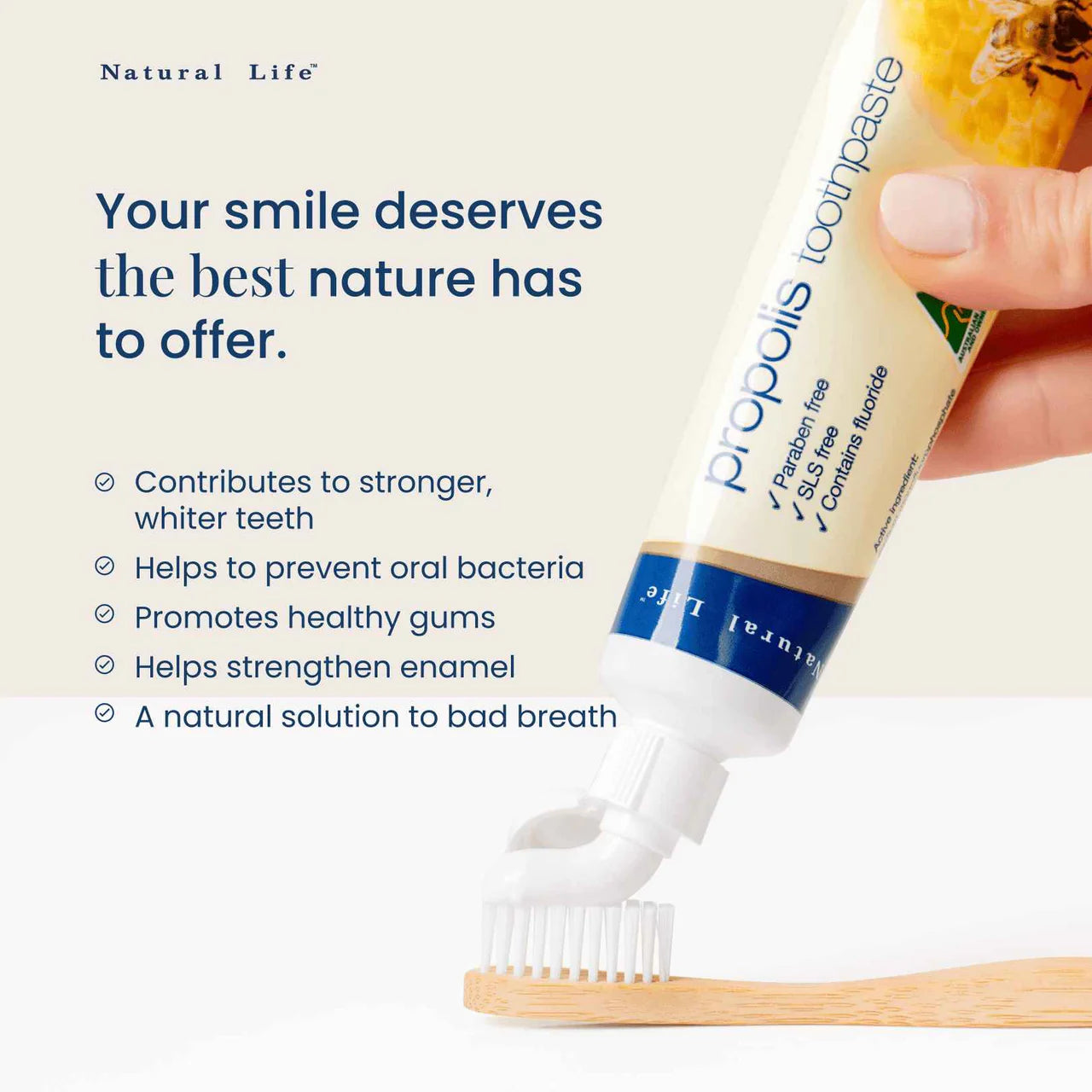 Natural Life Propolis Toothpaste, 110g (Exp 04/28)